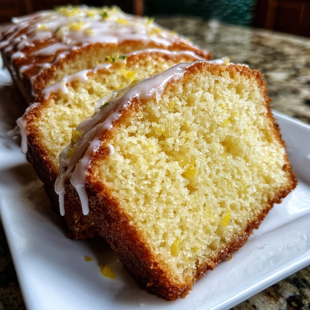 Limoncello Lemon Loaf Cake