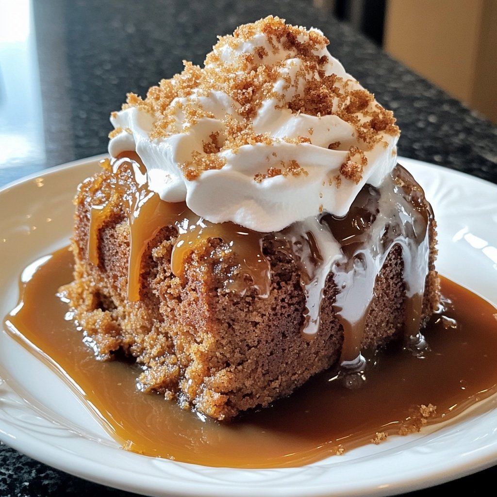 Gingerbread Pudding Cake