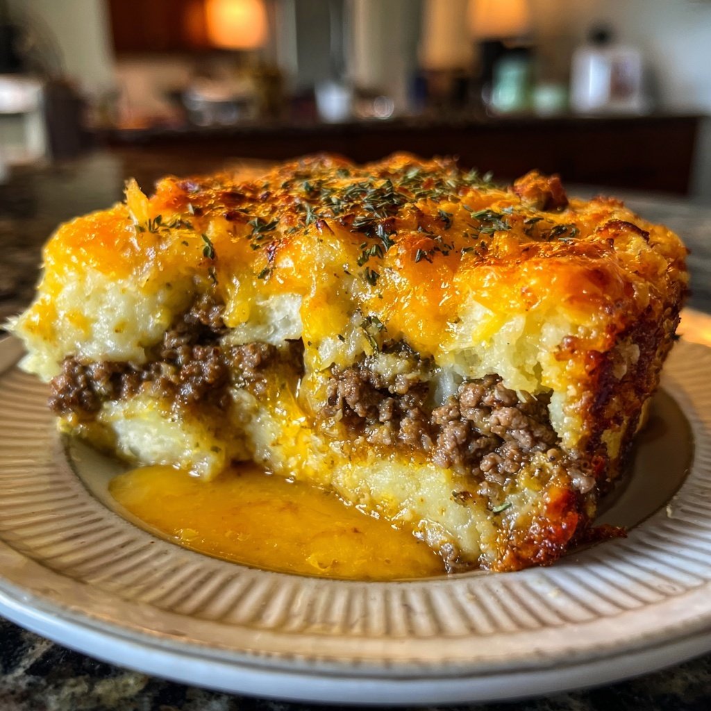Baked Ground Beef And Potato Casserole