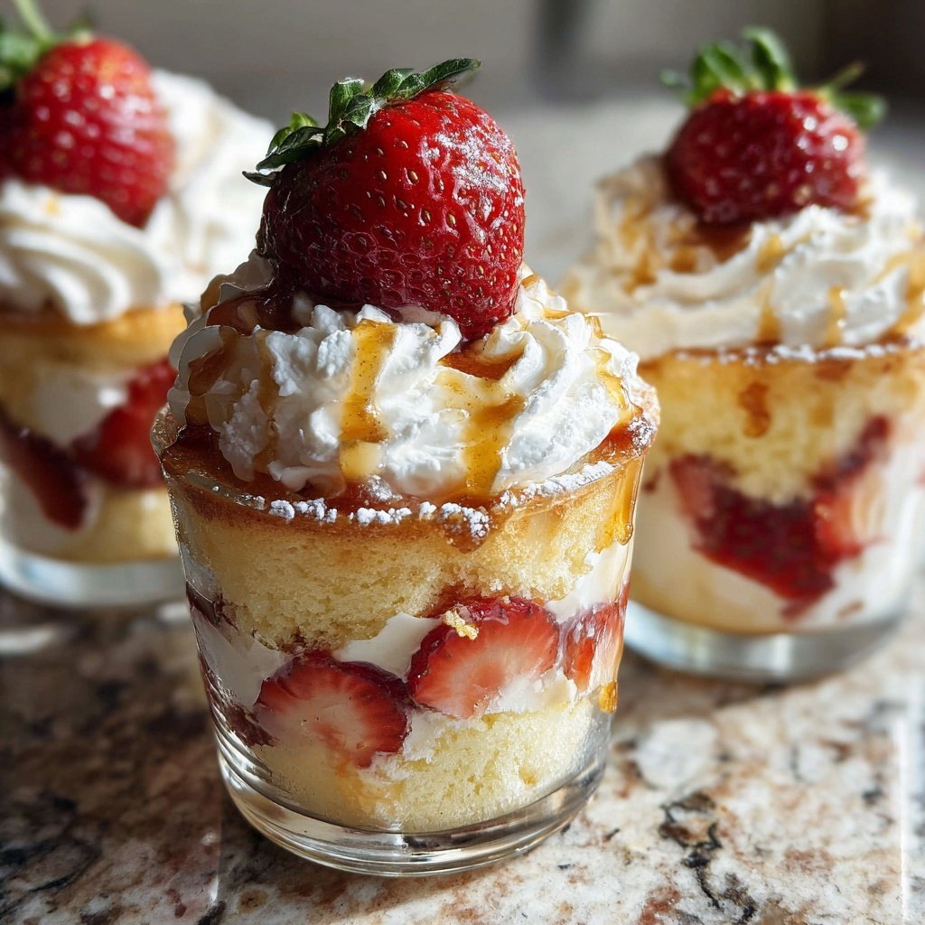 Strawberry Shortcake Cups For Parties