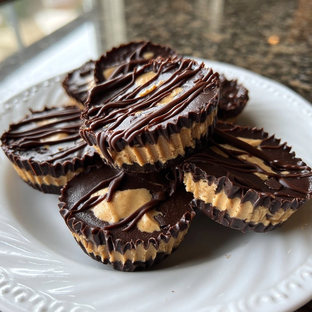 Homemade Reese’s Cups Dark Chocolate