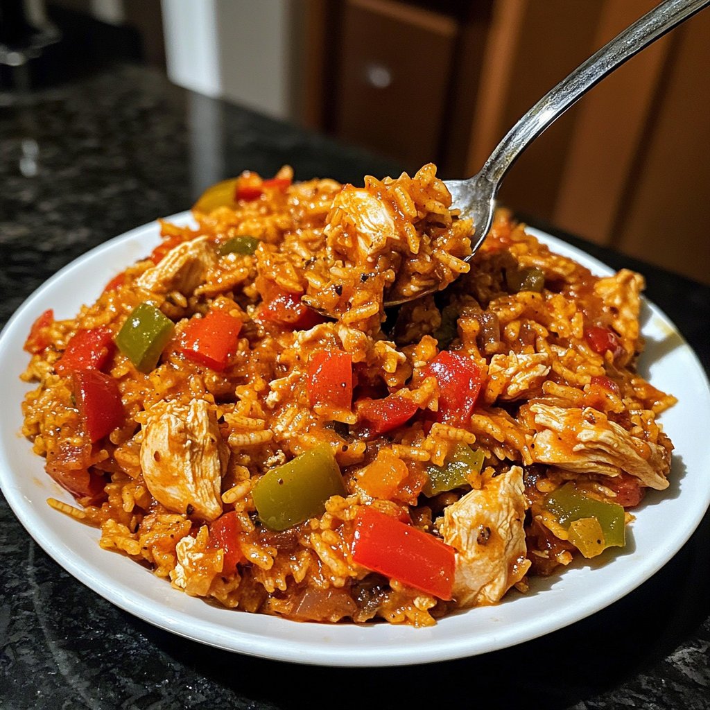 Simple Slow Cooker Chicken Jambalaya