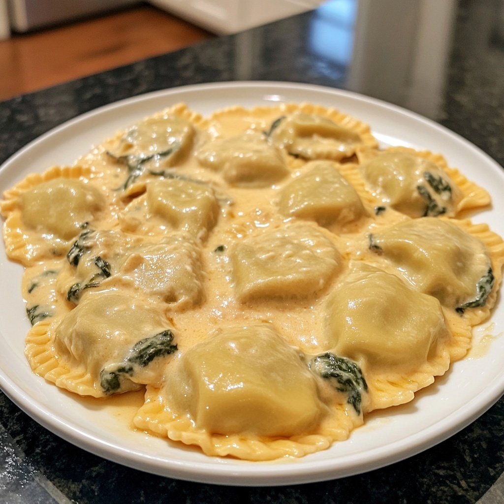 Creamy Tuscan Ravioli