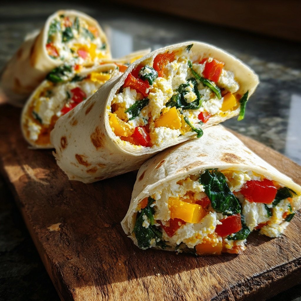 High Protein Cottage Cheese Wrap